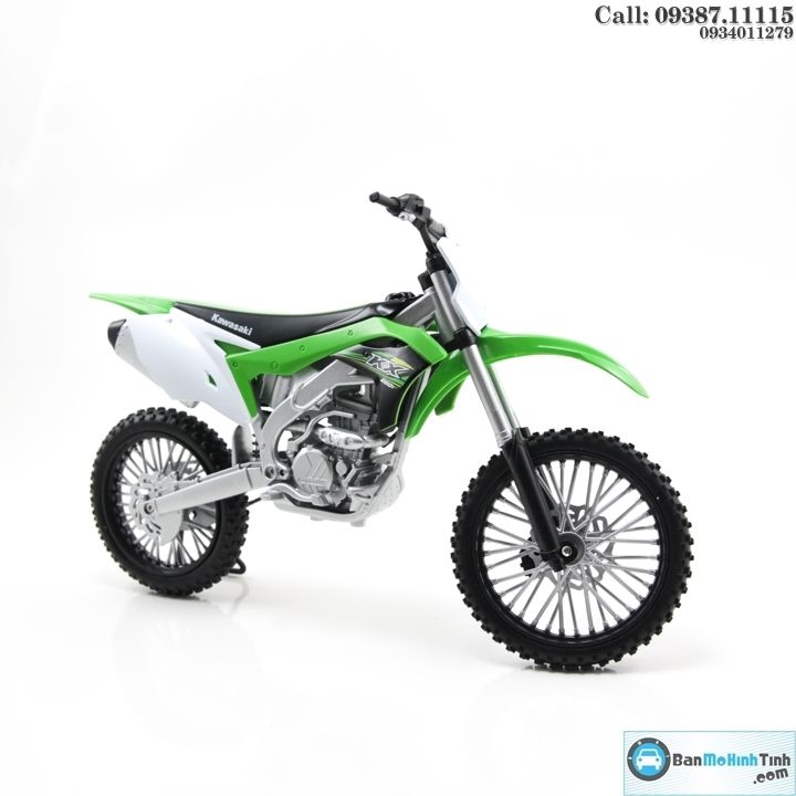 MÔ HÌNH KAWASAKI KX 250 2017 GREEN 1:10 WELLY