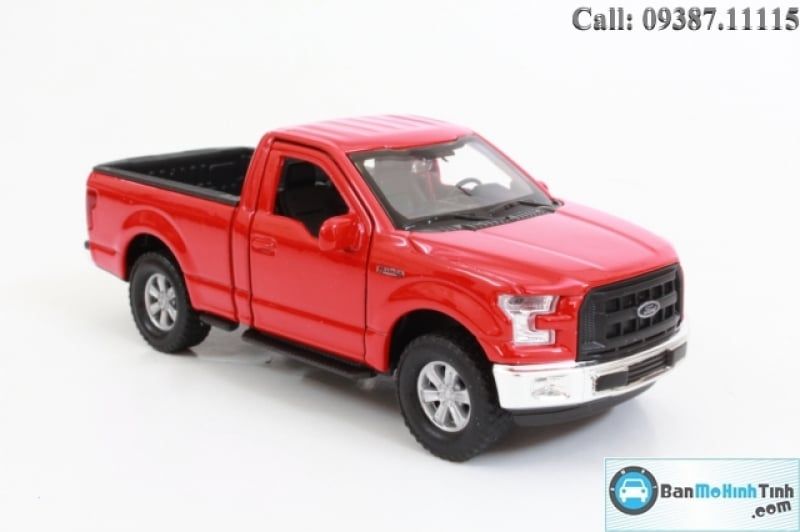 MÔ HÌNH 2015 FORD F-150 REGULAR CAB RED 1:36 WELLY