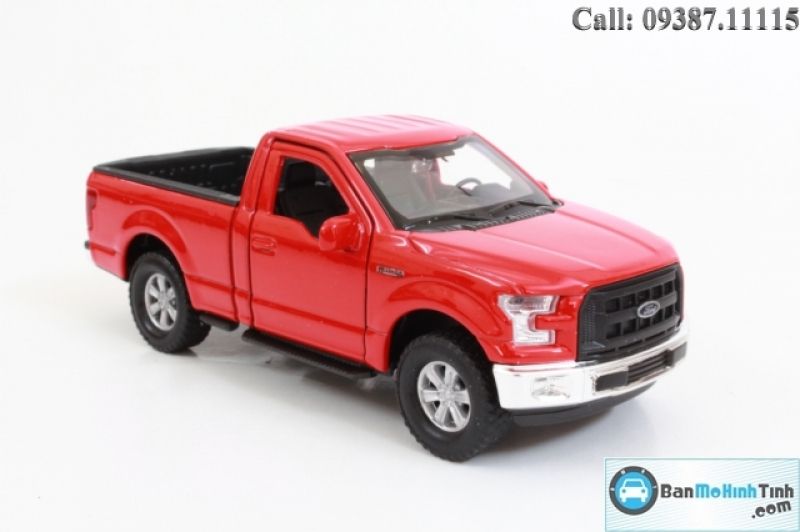 MÔ HÌNH 2015 FORD F-150 REGULAR CAB RED 1:36 WELLY