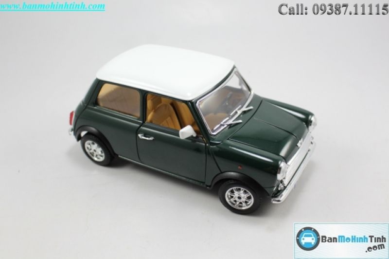  Mô hình xe Mini Cooper 1969 Green 1:18 Bburago 