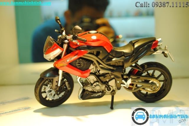 MÔ HÌNH BENELLI TORNADO NAKED TRE R160 RED 1:12 MAISTO