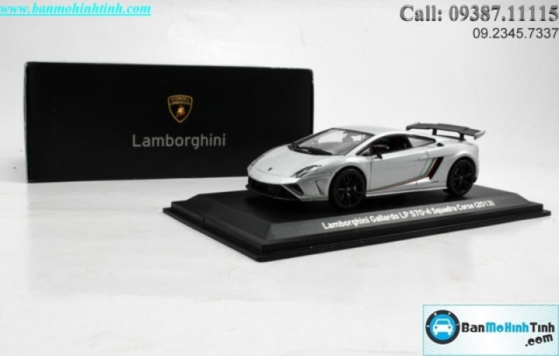 MÔ HÌNH LAMBORGHINI GALLARDO LP570 1:43 DEALER