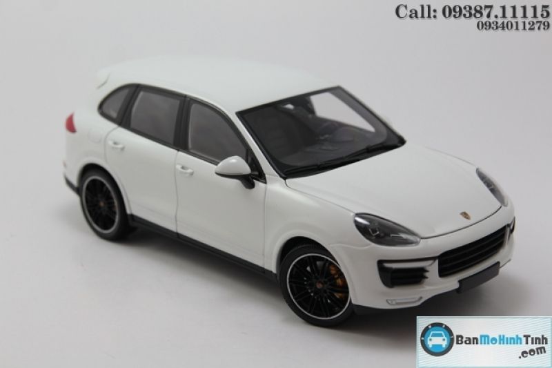 Mô hình xe ô tô Porsche Cayenne Turbo S 2014 White 1:18 Minichamps