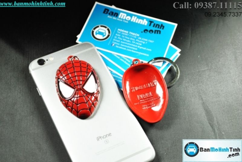 Móc khoá logo Spiderman