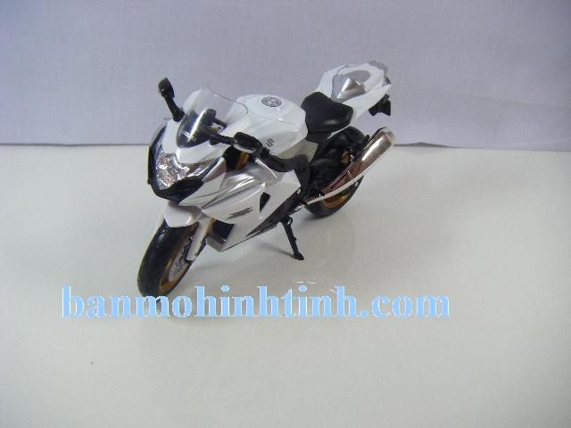  Mô hình xe mô tô  Suzuki GSX R1000 White 1:12 - Joycity 