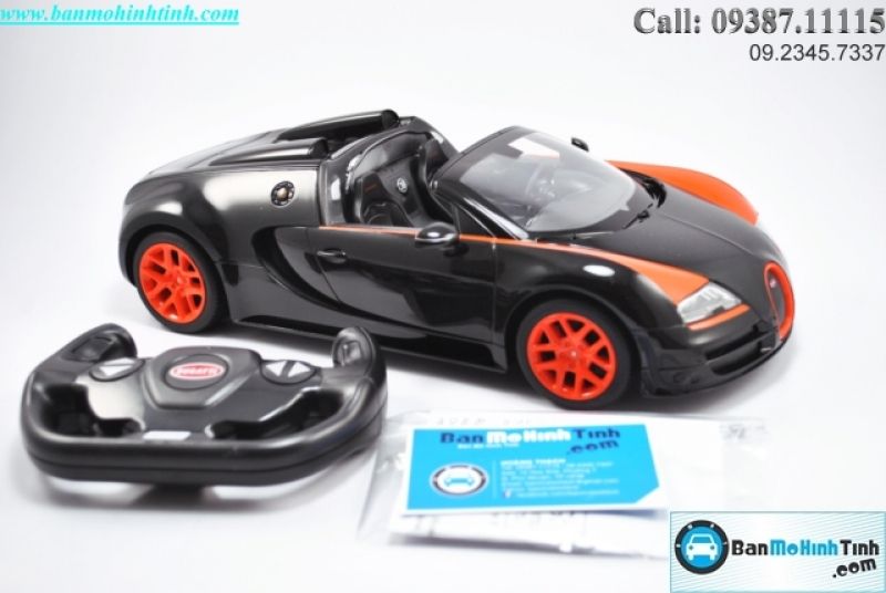 BUGATTI VEYRON BLACK 1:14 RASTAR