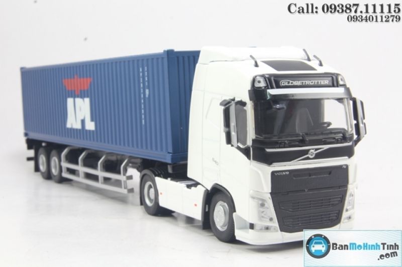  Mô hình xe Volvo FH04 Globe - APL container 1:50 Dealer 