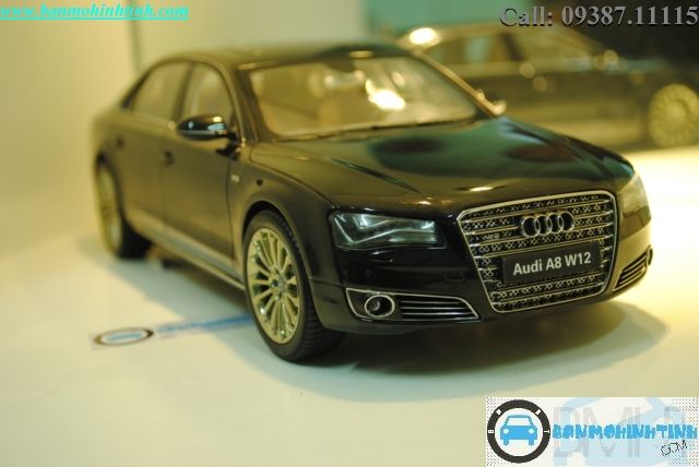 MÔ HÌNH AUDI A8 LW12 2014 BLACK 1:18 KYOSHO