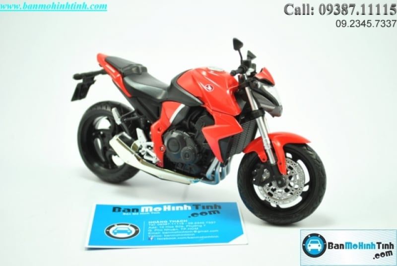  Mô hình xe mô tô  Honda CB1000R Red 1:12 Joycity 