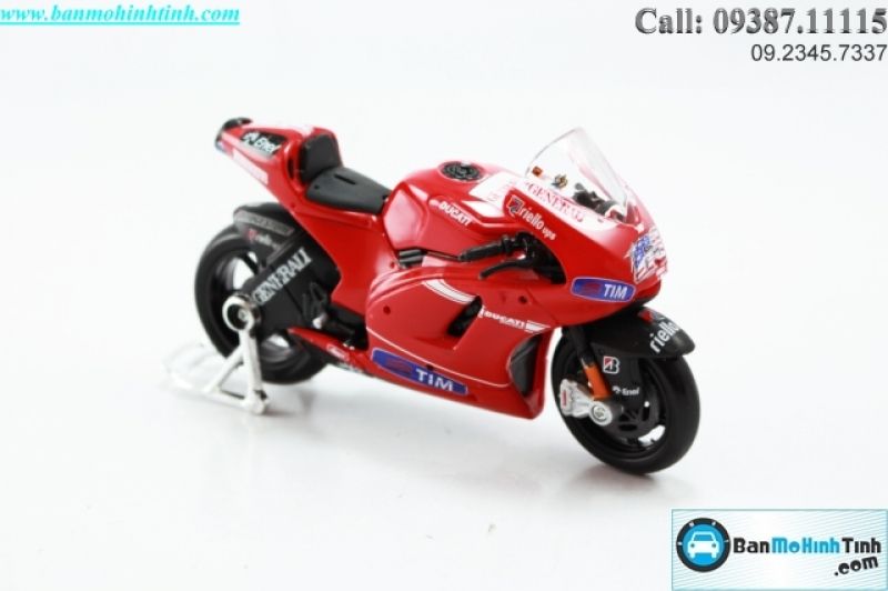 Mô hình xe mô tô  Ducati GP Desmosedici No.69 1:18 Maisto 
