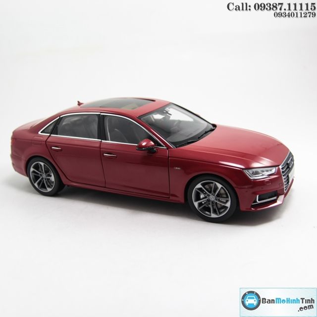 MÔ HÌNH AUDI A4 ALL NEW 2017 SEDAN RED 1:18 DEALER