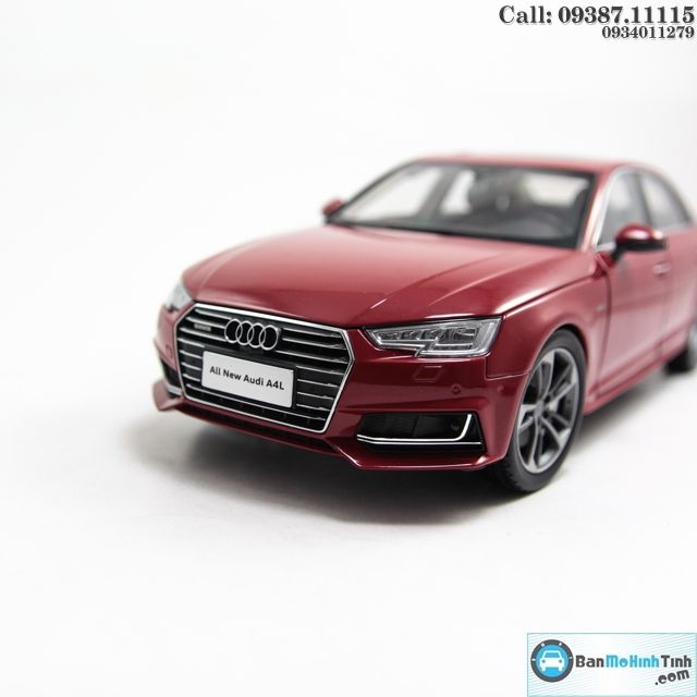 MÔ HÌNH AUDI A4 ALL NEW 2017 SEDAN RED 1:18 DEALER