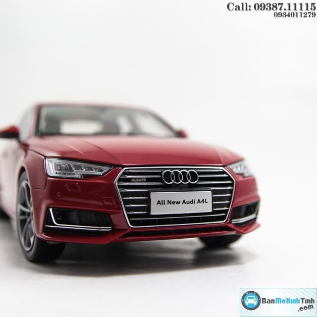 MÔ HÌNH AUDI A4 ALL NEW 2017 SEDAN RED 1:18 DEALER