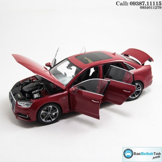 MÔ HÌNH AUDI A4 ALL NEW 2017 SEDAN RED 1:18 DEALER