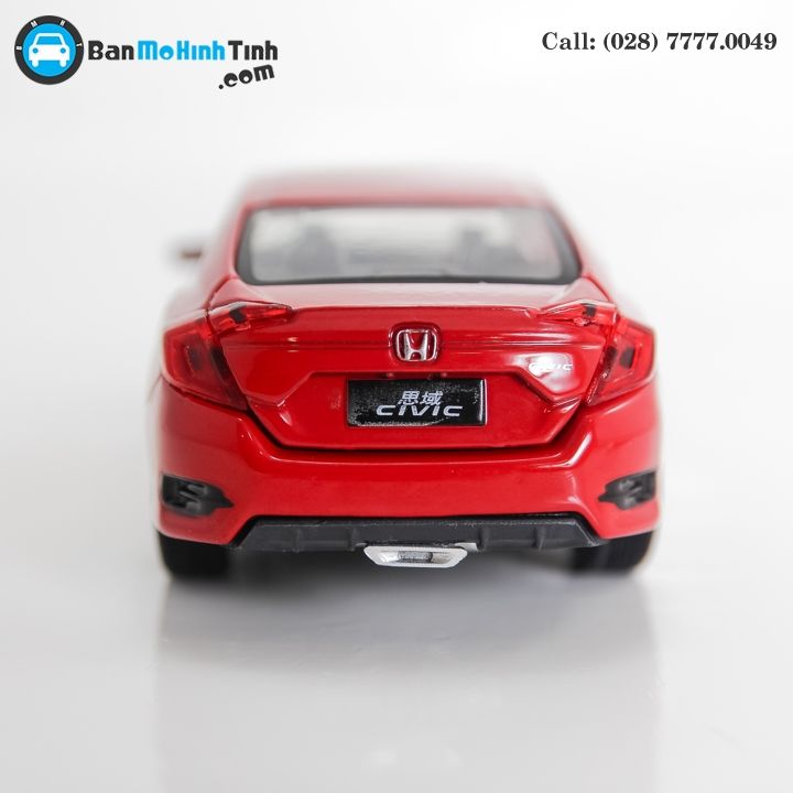 MÔ HÌNH HONDA CIVIC RED 1:32 JACKIE KIM