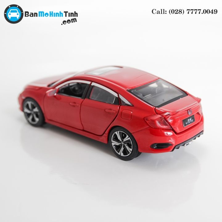 MÔ HÌNH HONDA CIVIC RED 1:32 JACKIE KIM