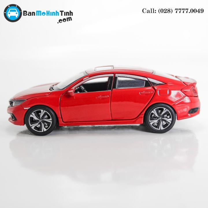 MÔ HÌNH HONDA CIVIC RED 1:32 JACKIE KIM