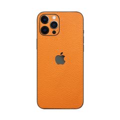 Dán Skin 3M Da Vân Mil Màu Cam các dòng iPhone