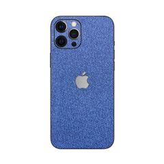 Dán Skin 3M Da Vải Denim Xanh Dương các dòng iPhone