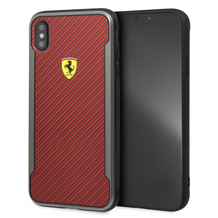 (F8) Ốp lưng Ferrari - Carbon (iPhone XS Max)