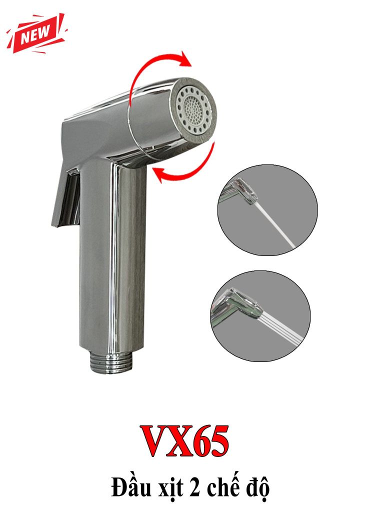  Đầu Xịt 2 chế độ VX65 