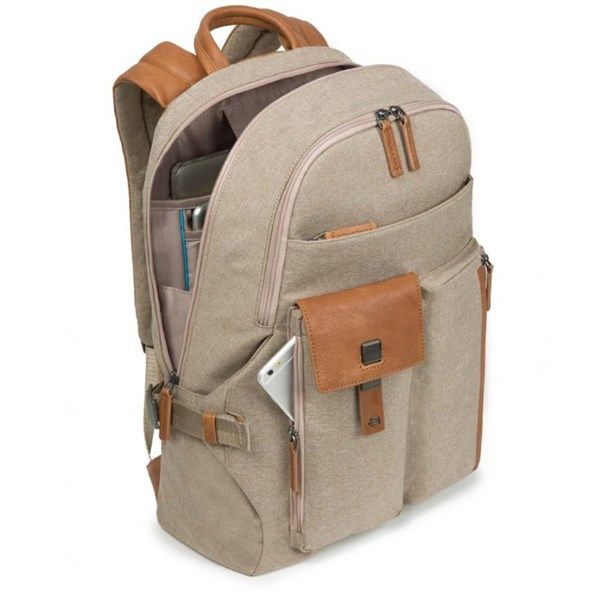 Balo Vải Phối Da Thời Trang Piquadro YUKON CA3963S89