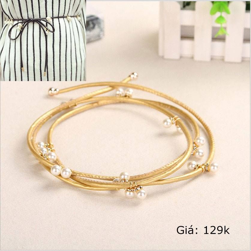 Madam Dzi Thắt lưng hạt châu vàng