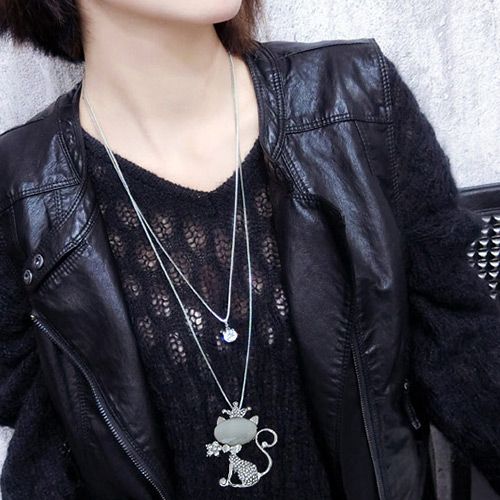 Vòng Cổ Mèo Bạc