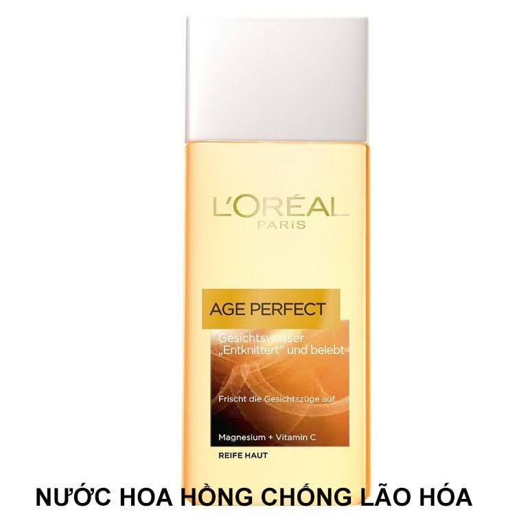 BỘ SỮA RỬA MẶT, NƯỚC HOA HỒNG CHỐNG LÃO HÓA - L'OREAL