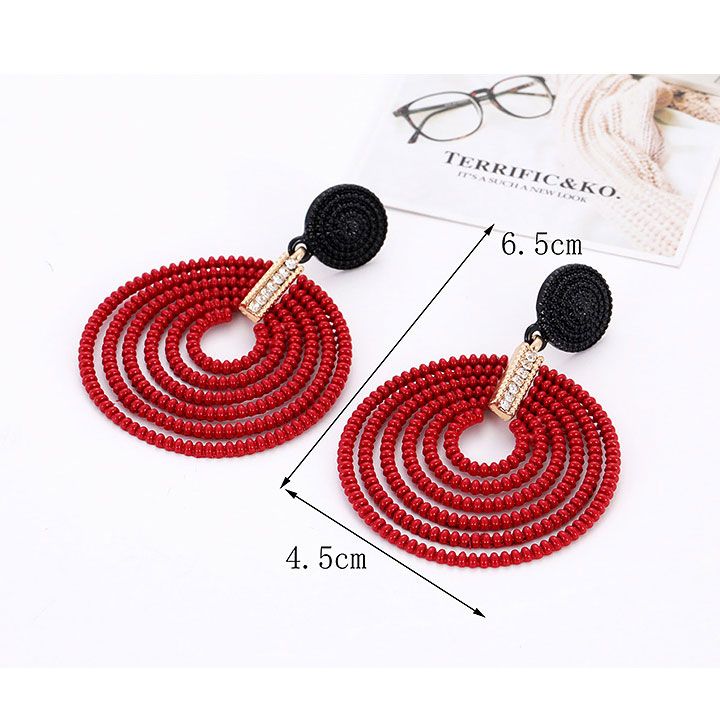Bông tai lốc xoáy xanh