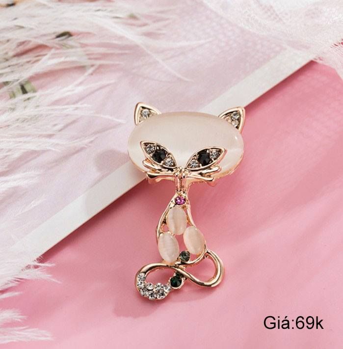 Cài áo Mèo dể thương