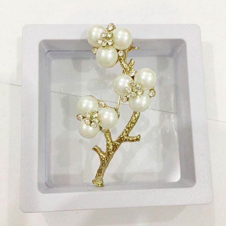 Cài áo cành hạt châu