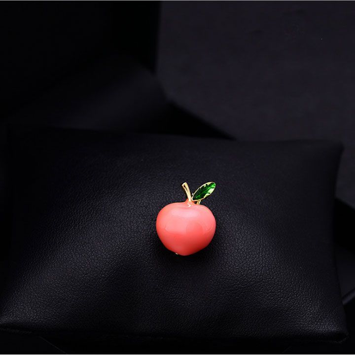 Cài áo quả đào cam