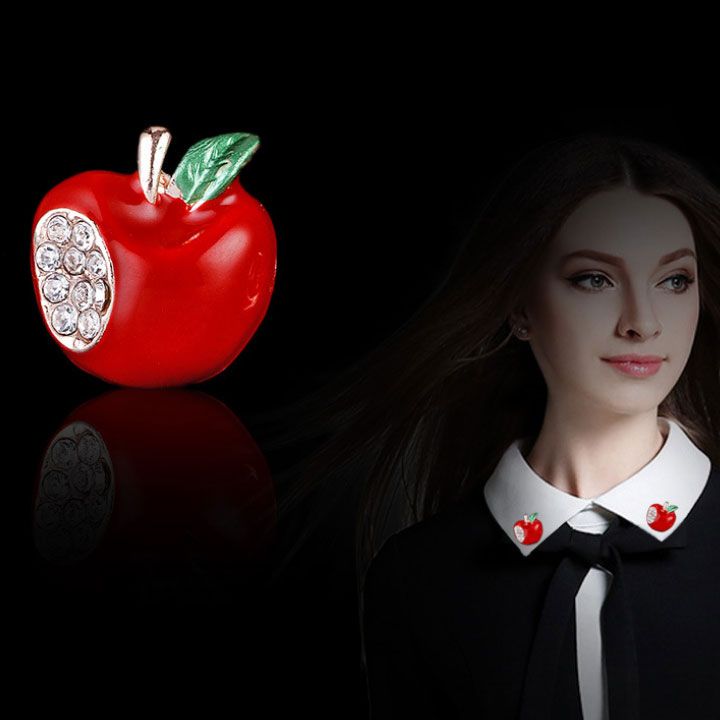 Combo cài cúc sơ mi trái táo đỏ