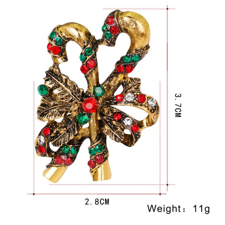 Cài áo gậy noel