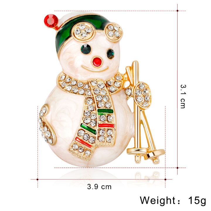 Cài áo người tuyết