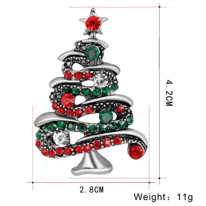 Cài áo cây thông noel