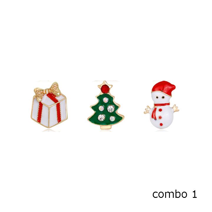 Set 3 cài áo noel 1