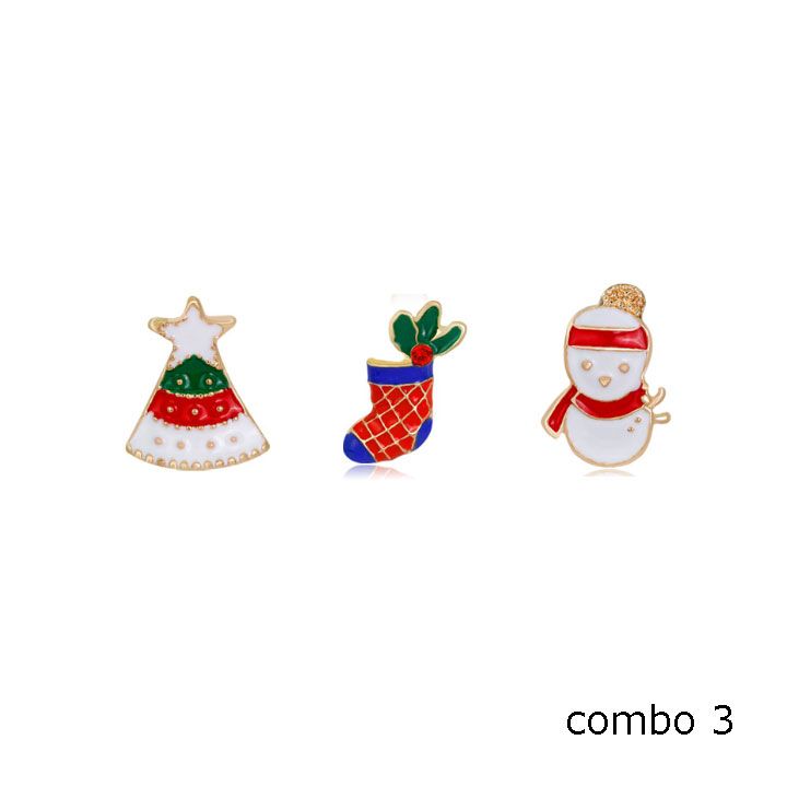 Set 3 cài áo noel 3