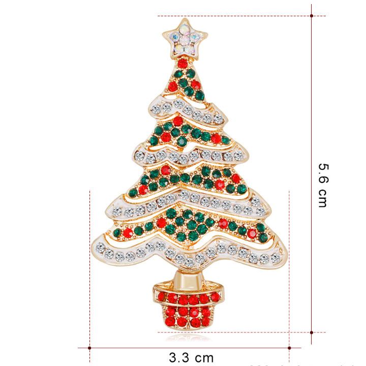 Cài áo cây thông noel