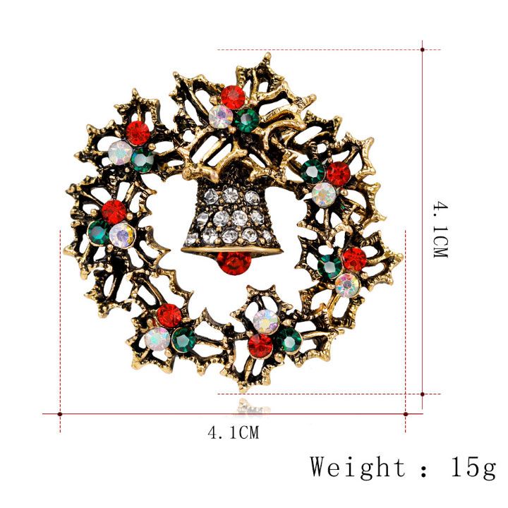 Cài áo vòng noel
