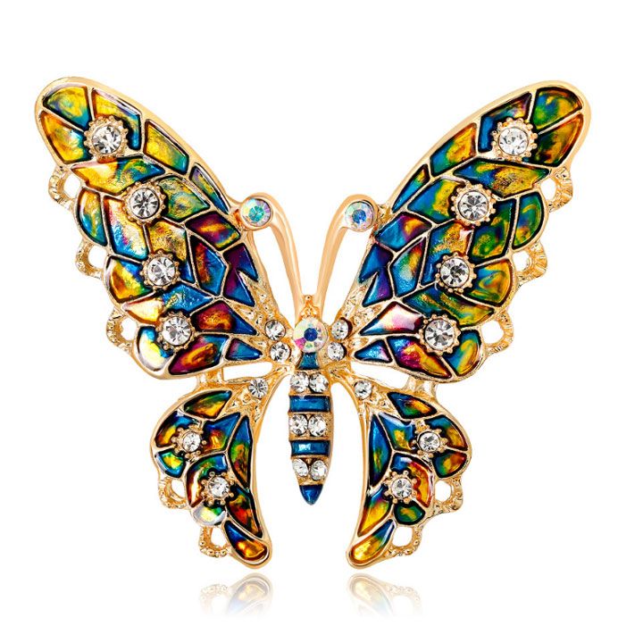 Cài áo cánh bướm colorful