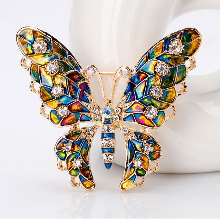 Cài áo cánh bướm colorful