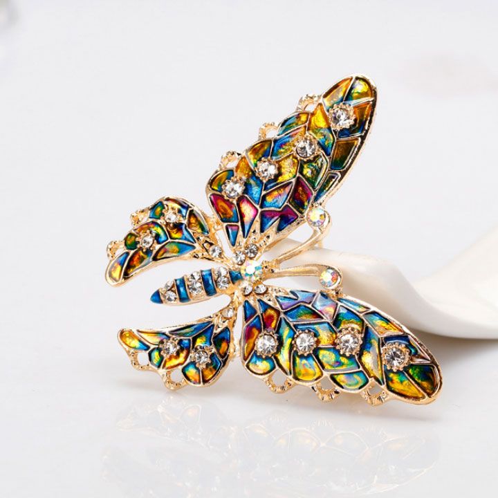 Cài áo cánh bướm colorful