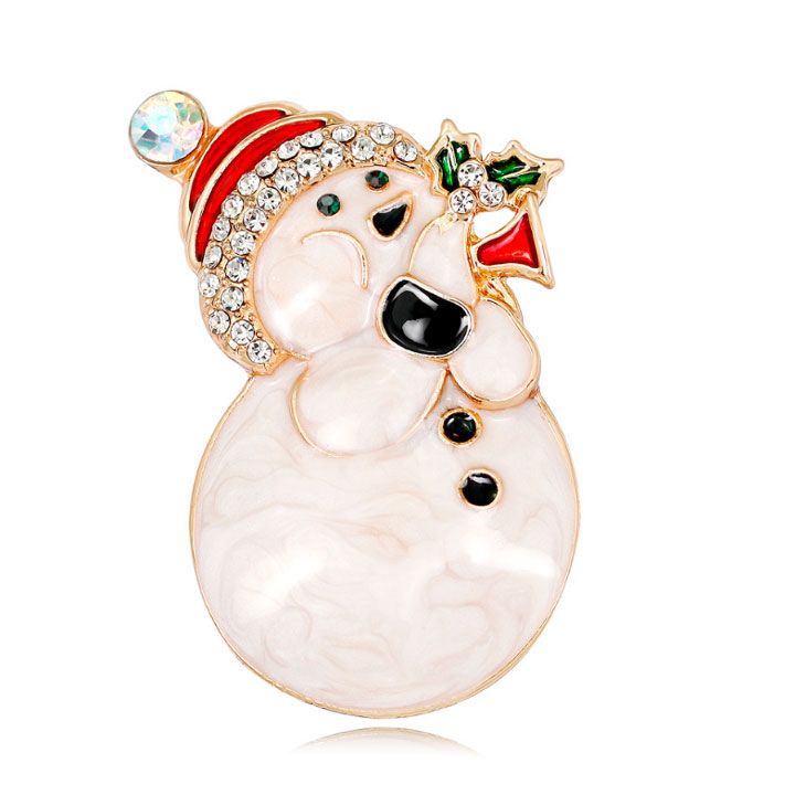 Cài áo người tuyết noel