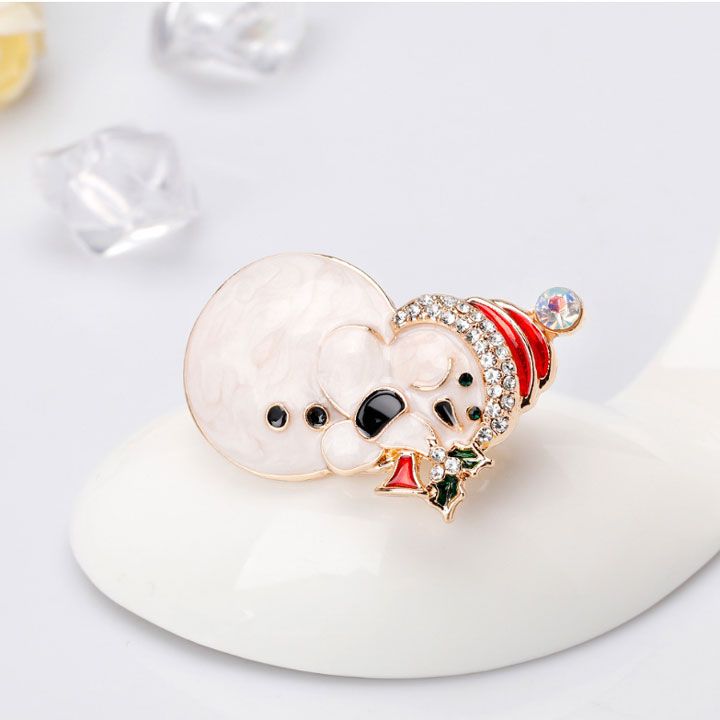 Cài áo người tuyết noel