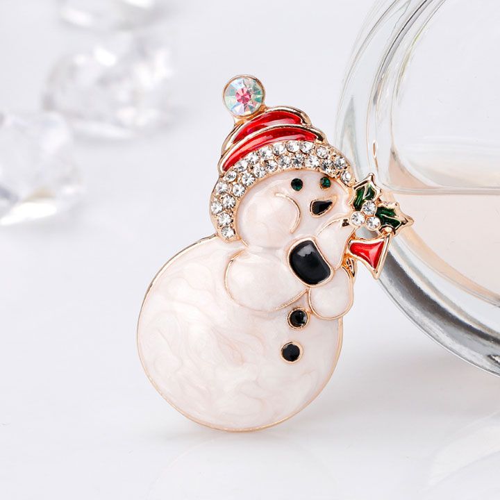 Cài áo người tuyết noel