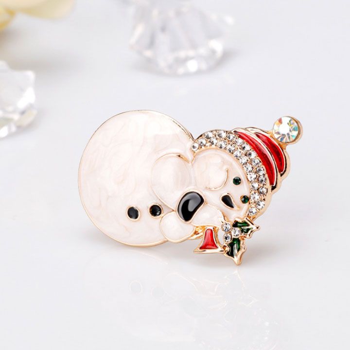 Cài áo người tuyết noel