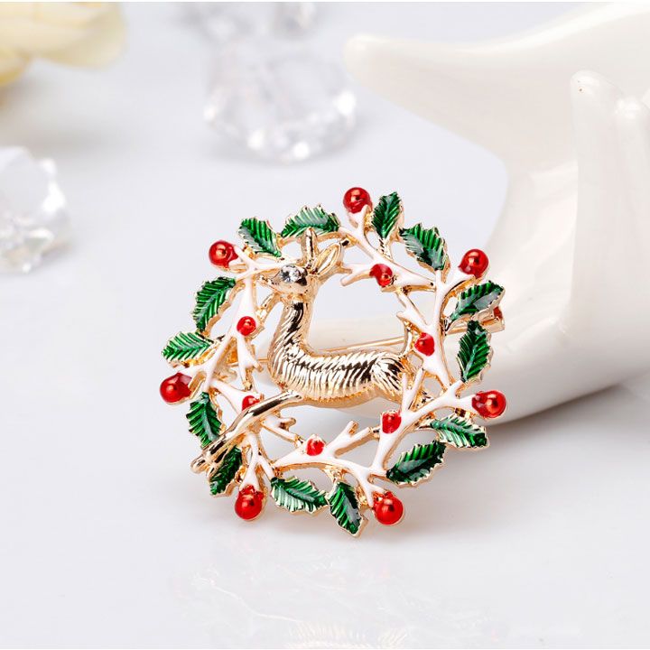 Cài áo tuần lộc noel