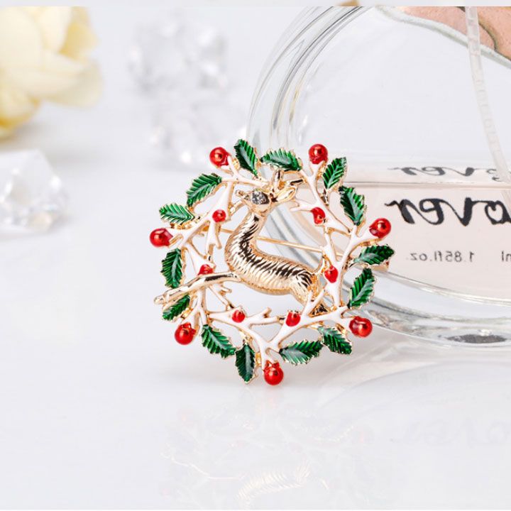 Cài áo tuần lộc noel